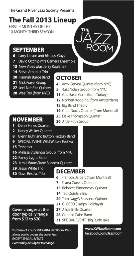 JazzRoom-Fall2013-Lineup