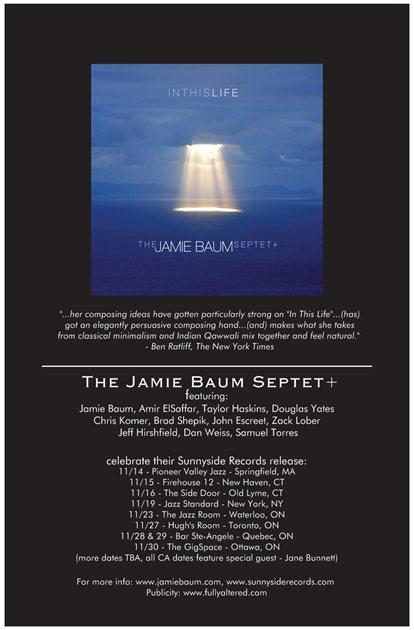 Jamie Baum Tour